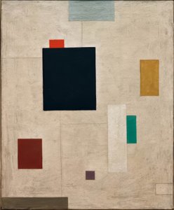 Figure with Black Field by Willi Baumeister