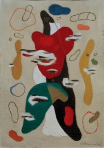 Little Flame Figure by Willi Baumeister