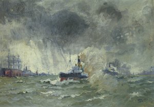 Norwegian Pilot Boat by Willi Otto Max Lange