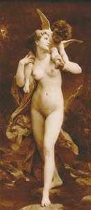 Youth and Love by William Adolphe (after) Bouguereau