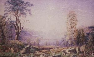 Loch Garry, Invernesshire, Autumn 1856 by Joseph Mallord William Turner