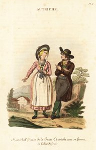Blacksmith and His Wife, Upper Austria by William (after) Alexander