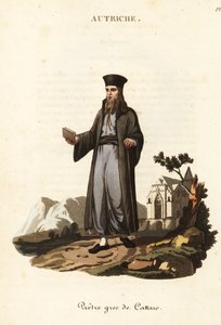 Greek Orthodox priest of Kotor, Montenegro by William (after) Alexander