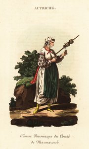 Russian serf woman, Kingdom of Hungary