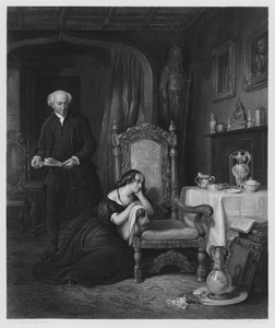 The Empty Chair, Abbotsford, from the picture in the Royal Collection