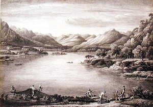 A View of the Head of Ulswater toward Patterdale, engraved by Chatelin and Mason by William (after) Bellers