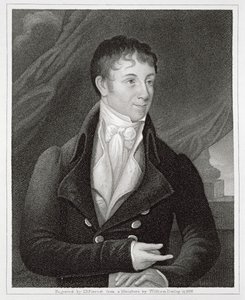 Portrait of Charles Brockden Brown (1771-1810), engraved by John B. Forrest (1814-70) by William (after) Dunlap