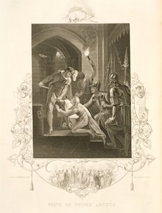 The Death of Prince Arthur, in King John by William Shakespeare, engraved by J. Rogers by William (after) Hamilton