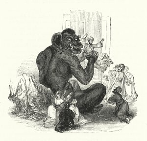 The Giant and his Prisoners by William (after) Harvey