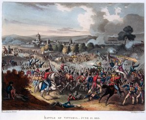 Arthur Wellesley (1769-1852) Lord Wellington Entering Salamanca, Engraved by J.C. Stadler, Published 1818