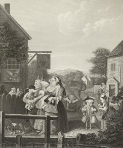 Evening - London by William (after) Hogarth