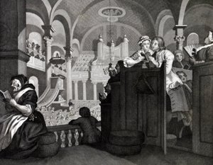 Free Sunday by William (after) Hogarth