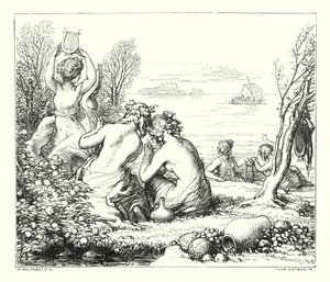 The Sea-Fairies by William (after) Mulready