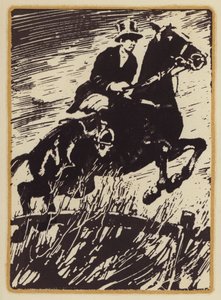 Illustration for Memoirs of a Fox-Hunting Man by Siegfried Sassoon by William (after) Nicholson