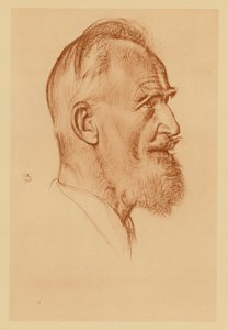 Portrait of George Bernard Shaw by William (after) Rothenstein