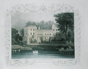 The Seat of the Marquis of Ailsa on the River Thames at Twickenham, engraved by W. Taylor, c.1840