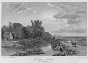 Brough Castle, Westmoreland by William (after) Westall