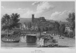 Hythe, from the Canal Bridge (engraving)