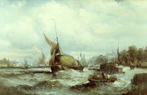 A Rough Sea by William A. Thornley or Thornbery