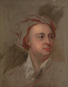 An Unfinished Study of the Head of James Thomson by William Aikman