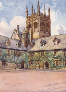 Mob quad, Merton College by William Ainsworth Wildman