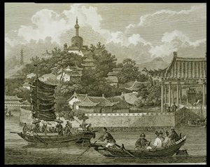 A View of the Gardens of the Imperial Palace, Peking (detail) by William Alexander