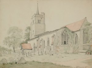 Aldenham Church, Hertfordshire by William Alexander