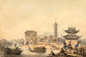 The Suburbs of a Chinese City by William Alexander