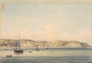The Town of Valparaiso on the Coast of Chili by William Alexander