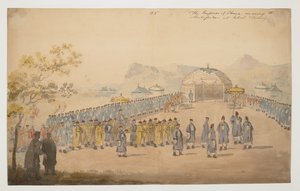 The Emperor of China Receiving the Ambassador at Jehol, Tartary by William Alexander