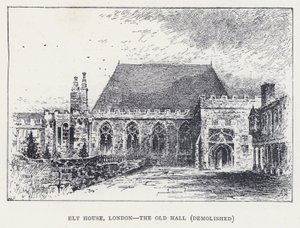 Ely House, London, The Old Hall, demolished