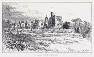 Rose Castle from the Outer Terrace by William Alexander Ansted