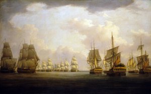 Battle of Cape Finisterre, early 19th century by William Anderson