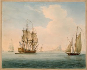 British Man-of-War, 1804 by William Anderson