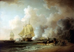 The capture of Fort Louis (Martinique) by the British, on 20 March 1794