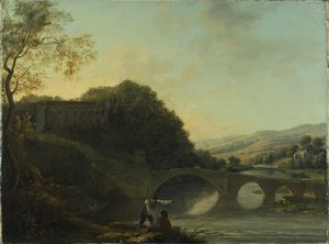 Lismore Castle from the East by William Ashford