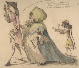 Long Thomas and Mad-le G-d Going to the Pantheon in Their Natural Masks