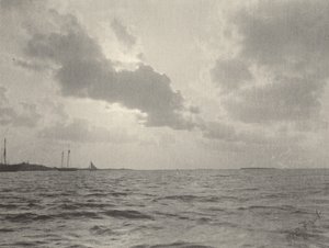 Sunset Over Water, 1890s by William B. Post