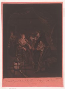 Company in a Tavern by Candlelight