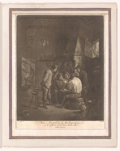 Peasants Playing Cards in an Inn