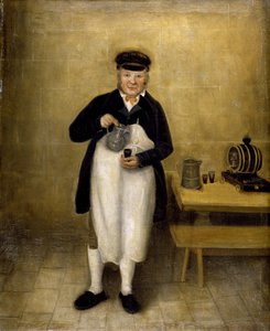 Portrait of the Chatsworth cellarman by William Baker