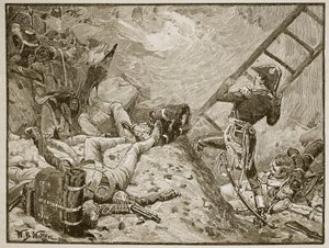 Marshal Lannes at Ratisbon, Illustration from 