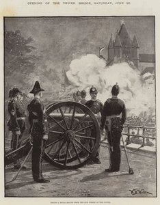 Opening of the Tower Bridge, Saturday, 30 June by William Barnes Wollen