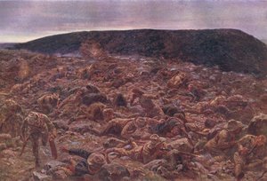 The Imperial Light Horse at Waggon Hill, 6 January 1900 by William Barnes Wollen