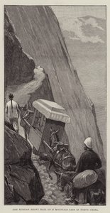 The Russian Heavy Mail on a Mountain Pass in North China by William Barnes Wollen