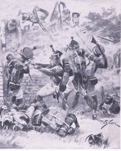 The Attack on the Wall at Hougomont: Waterloo 1815