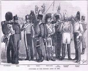 Uniforms of the British Army in 1855