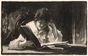 Girl Reading by William Baxter Closson