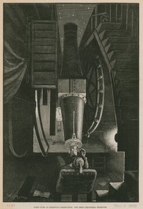 Night work at Greenwich Observatory; The great Equatorial Telescope by William Bazett Murray