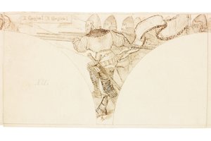 Sketch for Mural at Wallington Hall by William Bell Scott